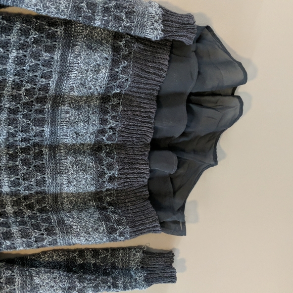 Maurices long knit sweater with extra fabric size S - Picture 4 of 10